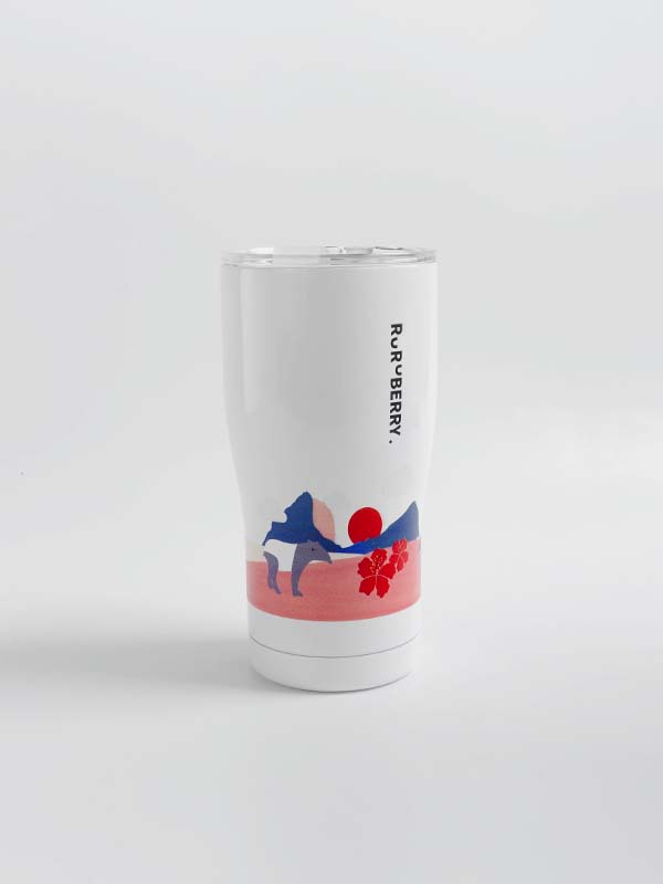 Mount Kinabalu Stainless Steel Tumbler